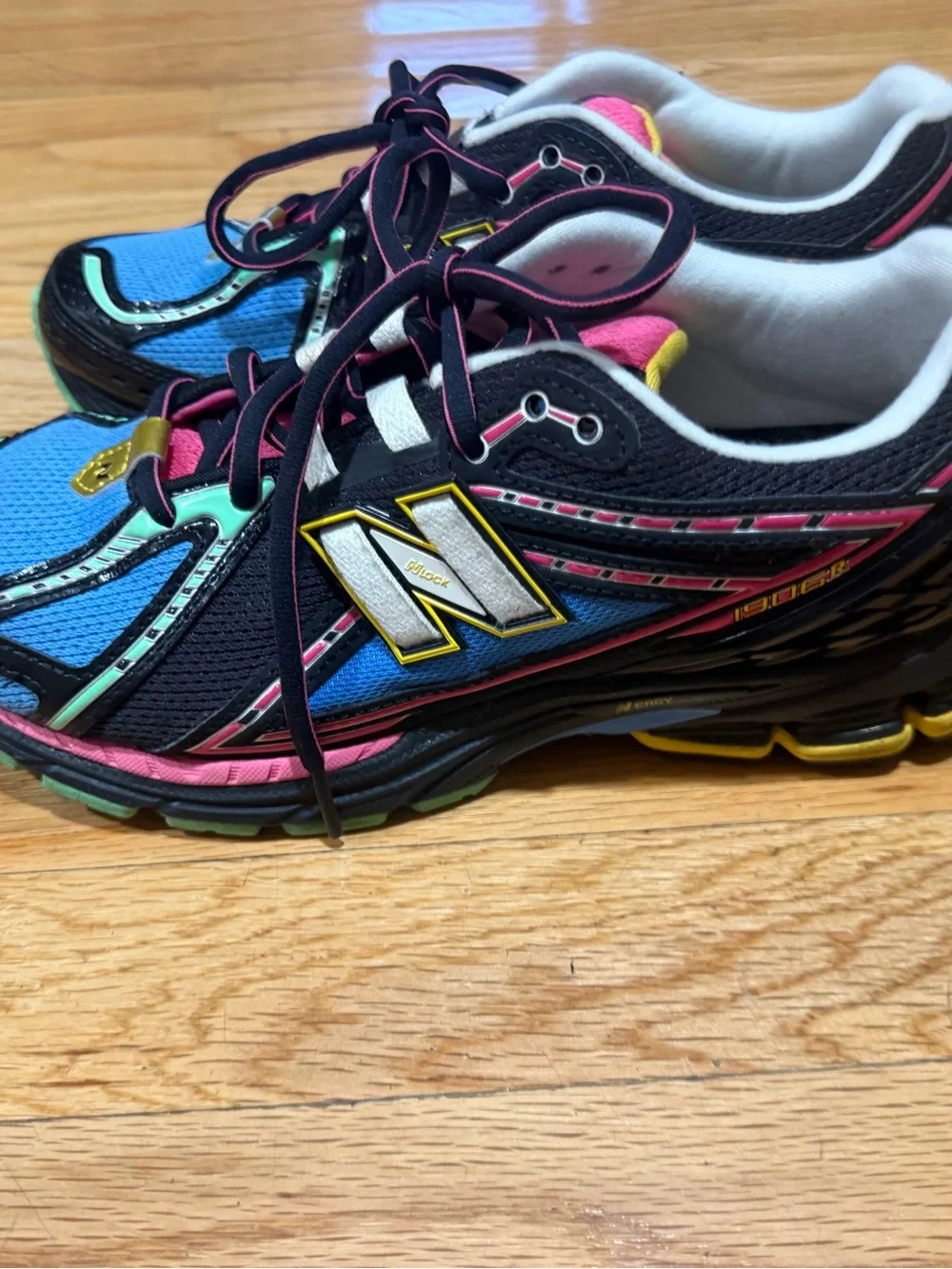 New Balance Women's Blue & Pink Multi-Accent Athletic Sneakers 1906R